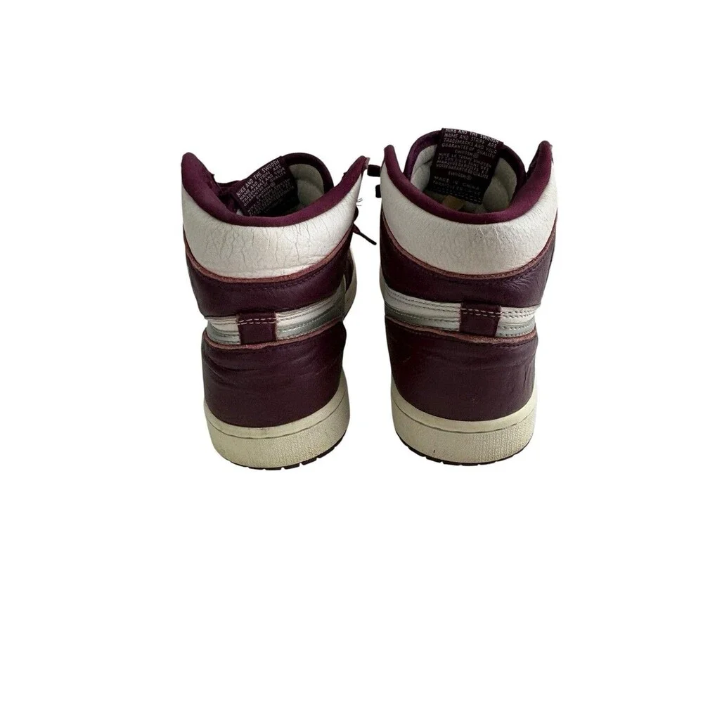 Jordan Air Jordan 1 Retro High OG Bordeaux Burgundy White 555088-611 NO INSOLES